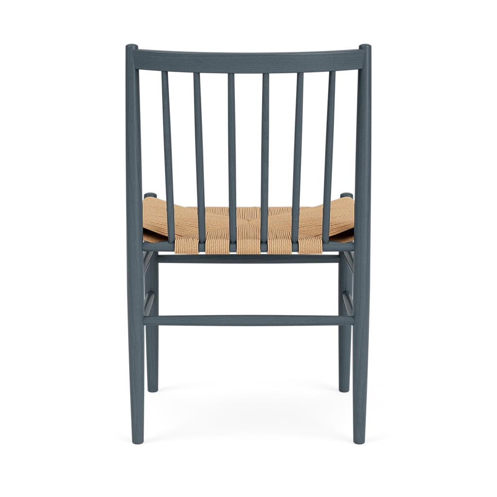 J80 - Chair - Beech - Blue Grey J80 - Chair - Beech - Blue Grey